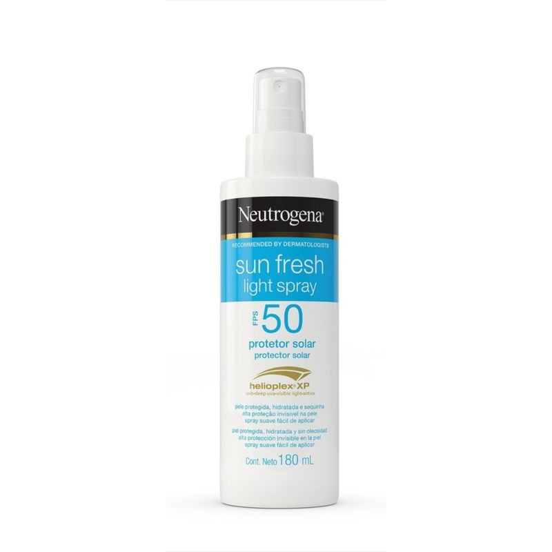 Protetor Solar Neutrogena Sun Fresh Spray Fps50 180ml
