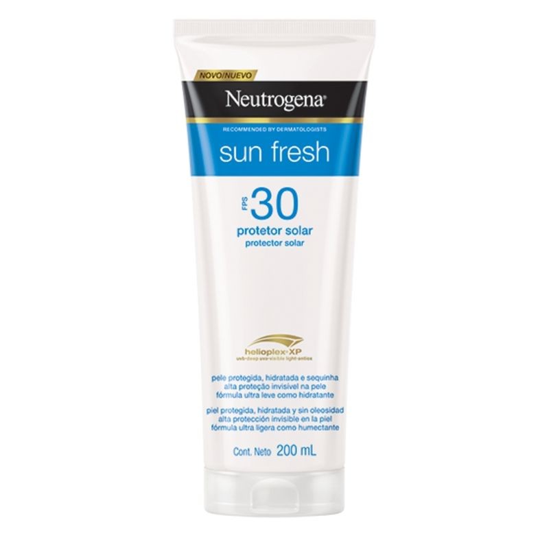 Protetor Solar Neutrogena Sun Fresh Facial E Corporal Fps30 200ml