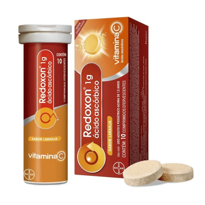 Redoxon 1g c/10 Comprimidos Efervescentes Sabor Laranja