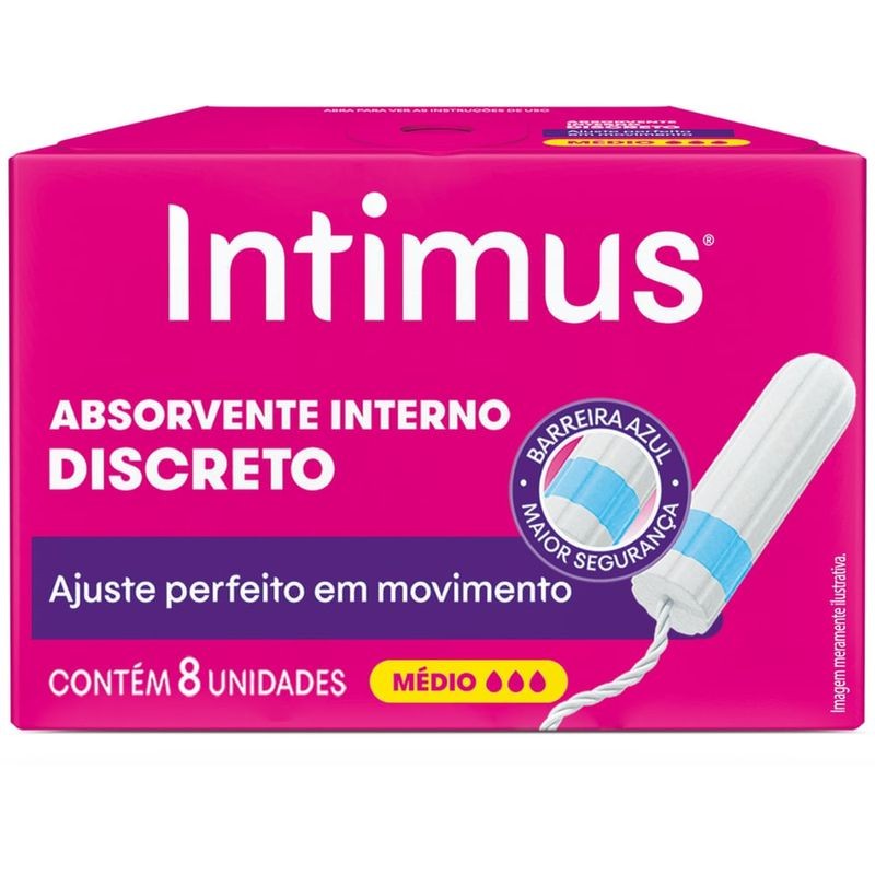 Absorvente Intimus 8 Un* Medio