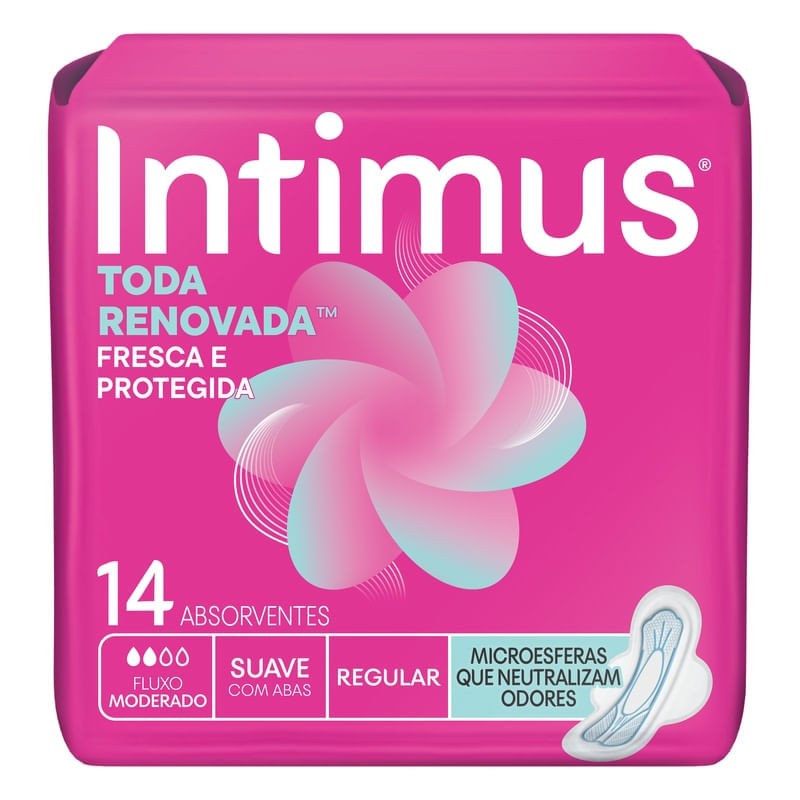 Absorvente Intimus Ultrafino Antib 14 un