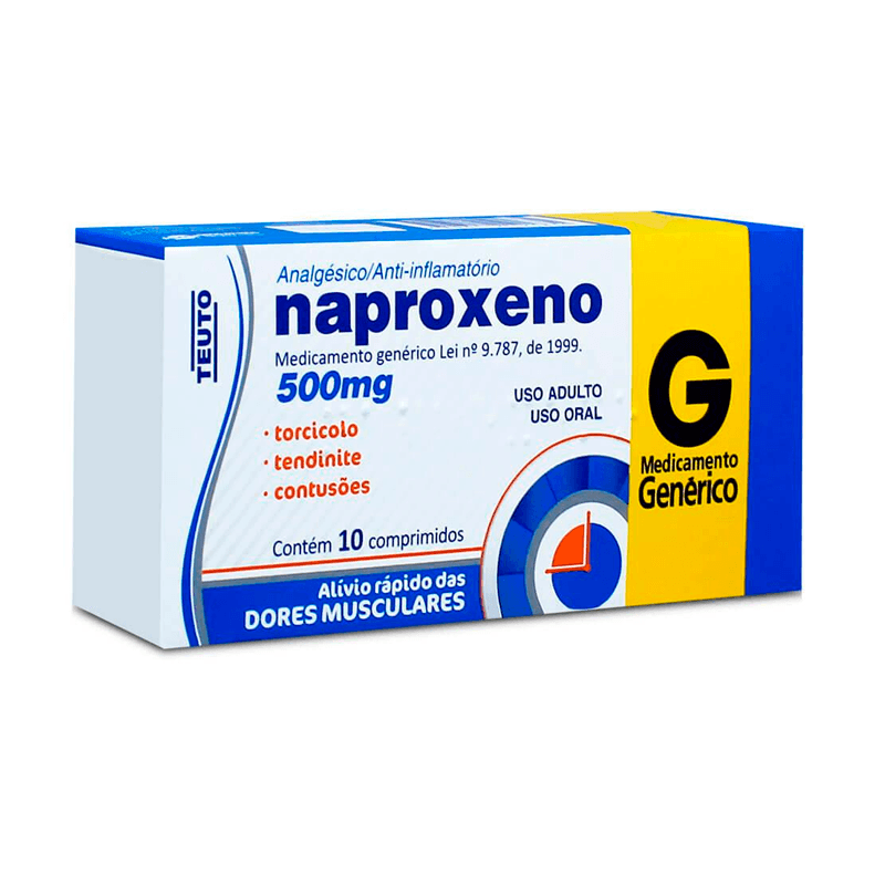 Naproxeno Sódico comprimidos Genérico