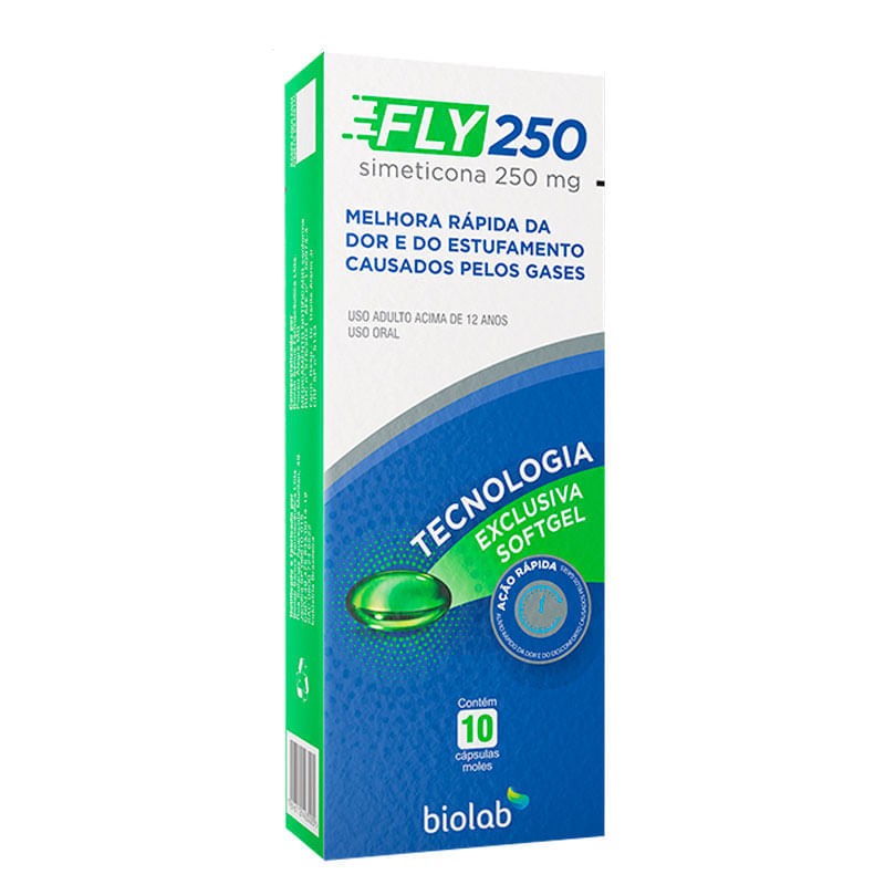 Fly250 250mg Com 10 Capsulas