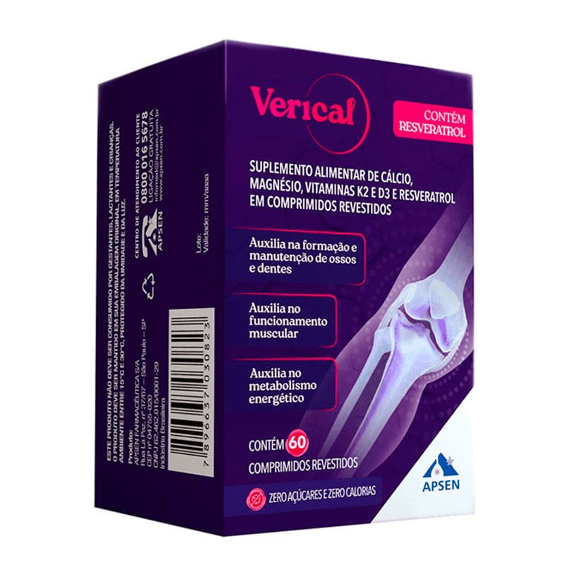 Verical c/60 Comprimidos Revestidos