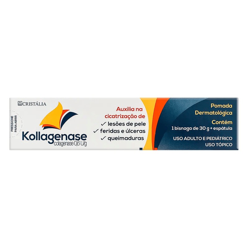 Pomada Kollagenase 0,6UI 30g + Espatula