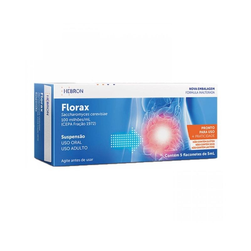 Florax Adulto Suspensao 5ml 5 Flaconetes