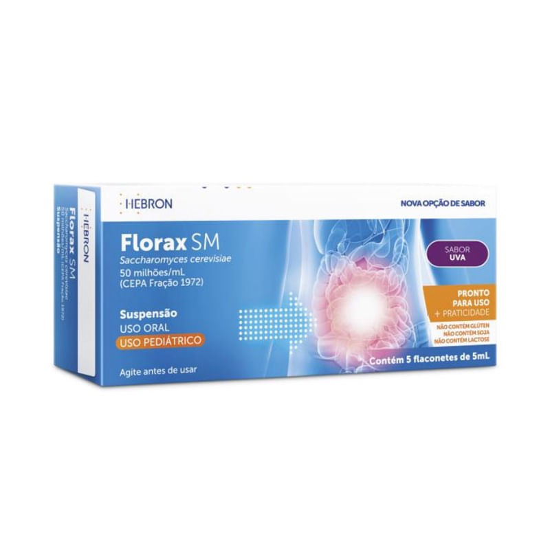 Florax Sm Pediatrico 5ml 5 Flaconetes