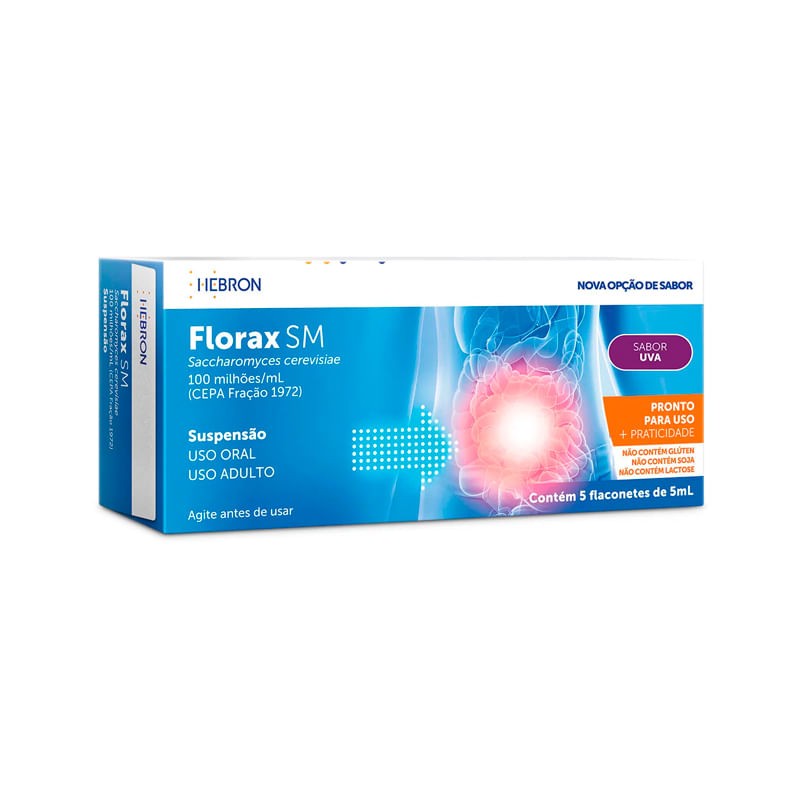 Florax Sm Uva Adulto 5ml 5 Flaconetes
