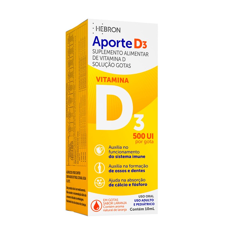 Aporte D3 500UI Gotas 10ml