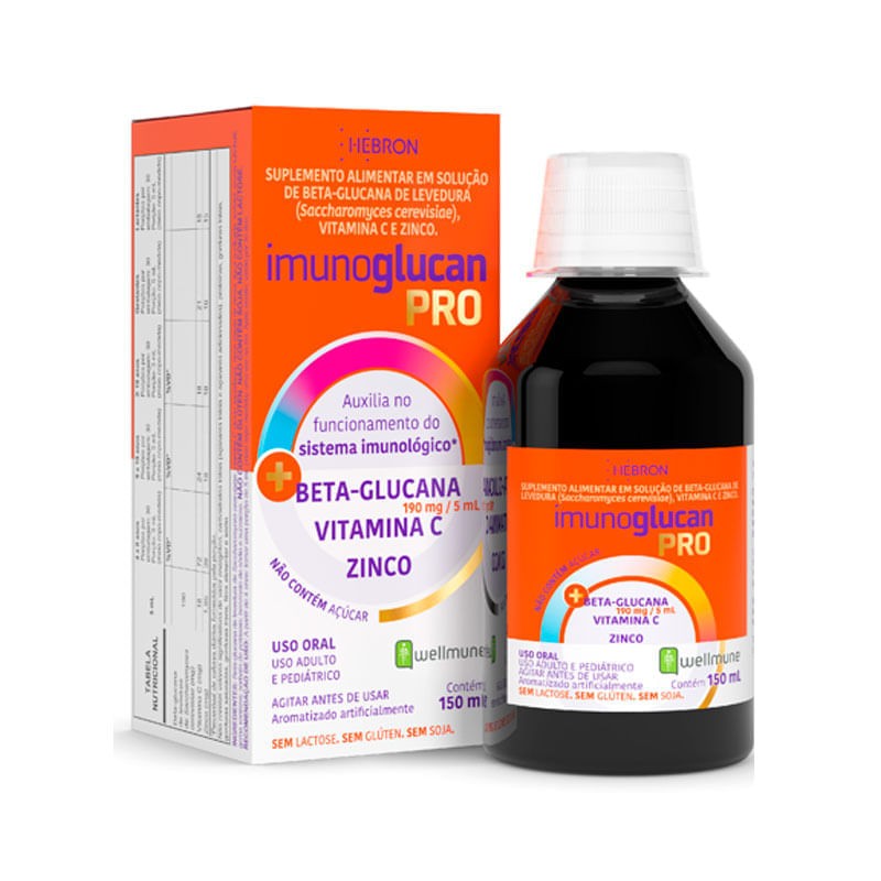 Polivitaminico Imunoglucan Pro Soluçao Oral 150ml