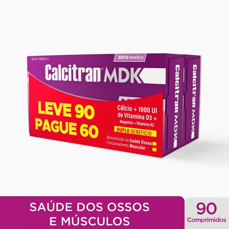 Pack Calcitran Mdk L90p60 90 Comprimidos