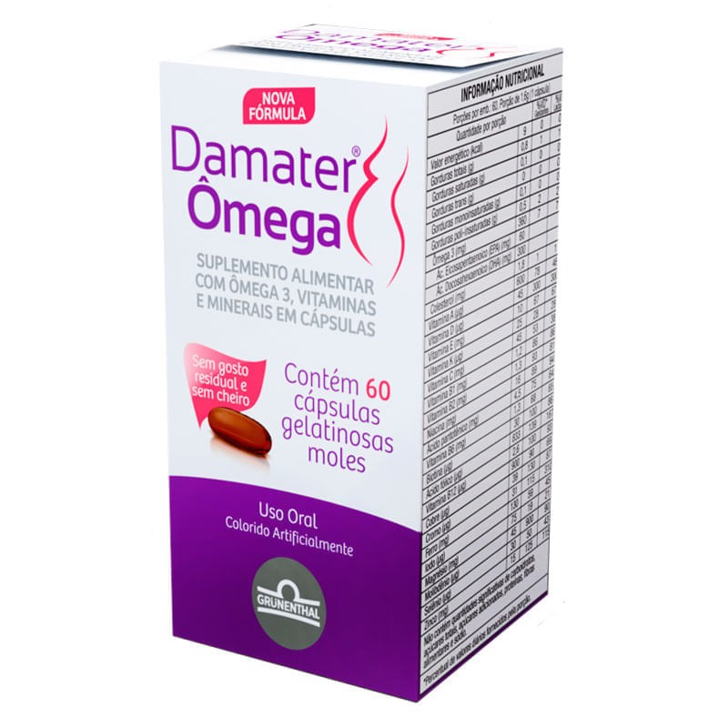 Damater Omega c/60 Capsulas