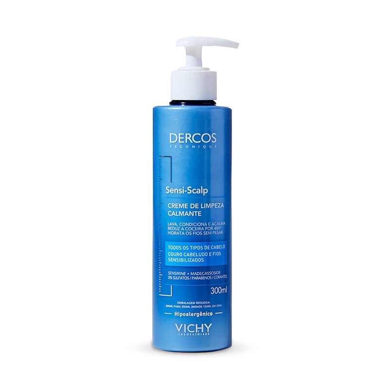 Dercos Sensi-scalp Creme Limpeza 300ml