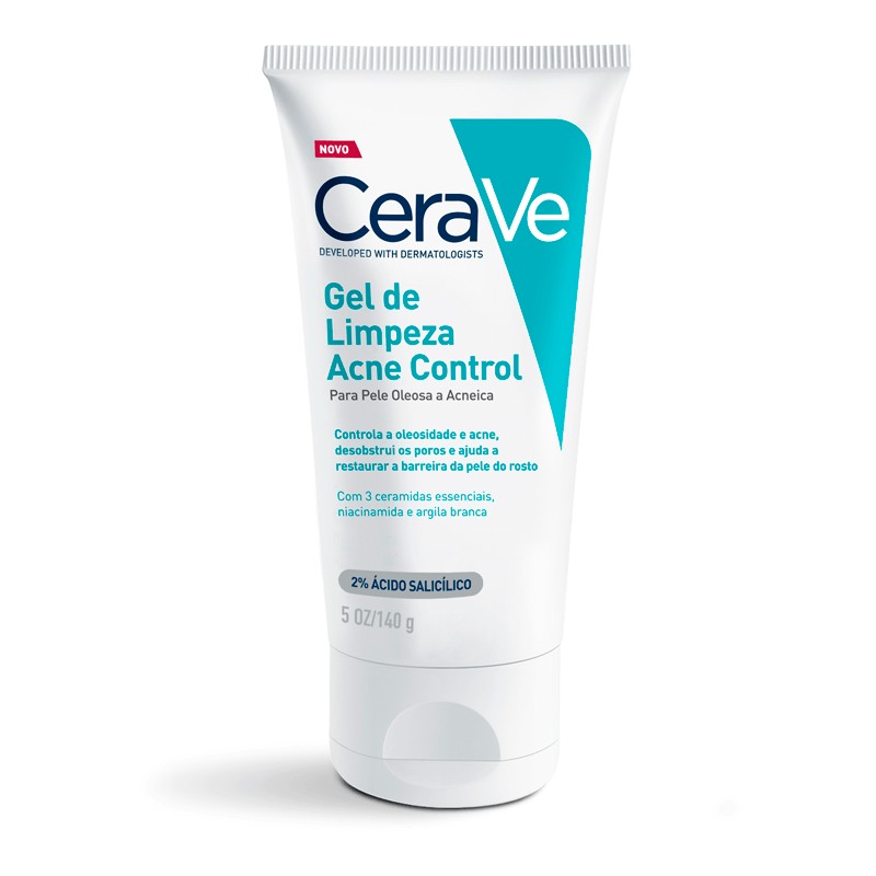 Gel De Limpeza Cerave Acne Control Pele Oleosa A Acneica 140g